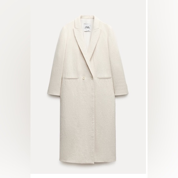 Zara oversize wool blend coat - Picture 2 of 3